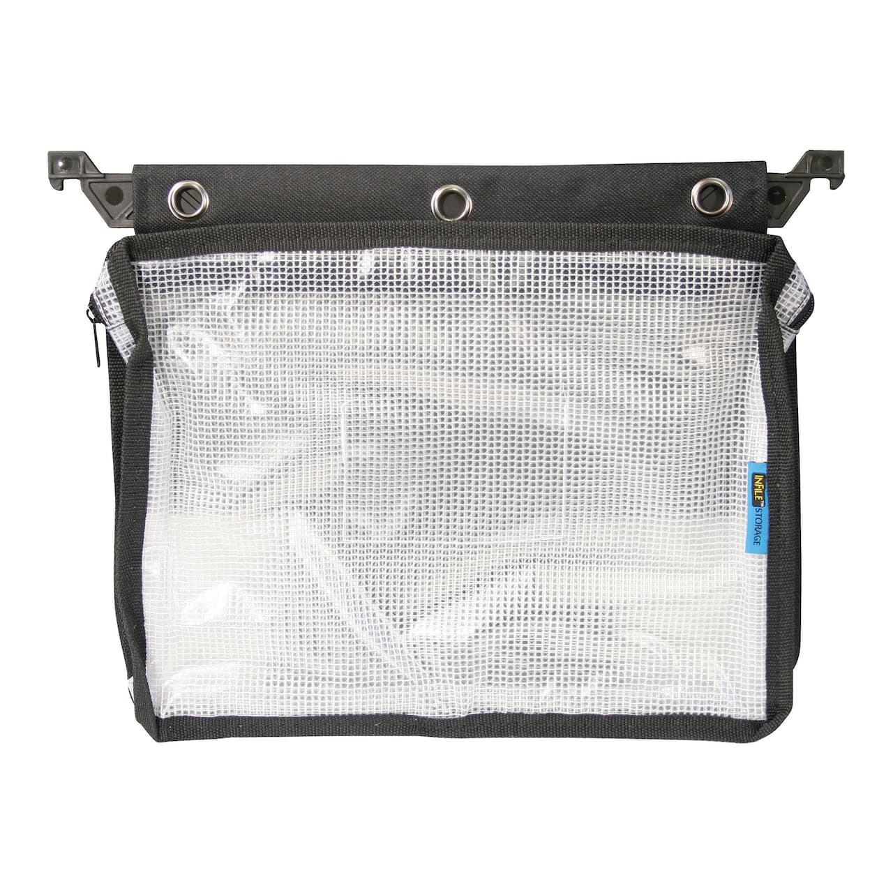 Innovative Storage Designs Clear Mesh Expanding Zipper Pouch